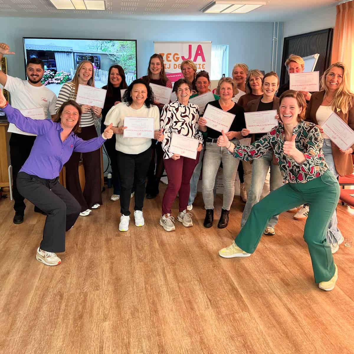 Zeg JA bij dementie - trainingen Zeg JA bij dementie - trainingen